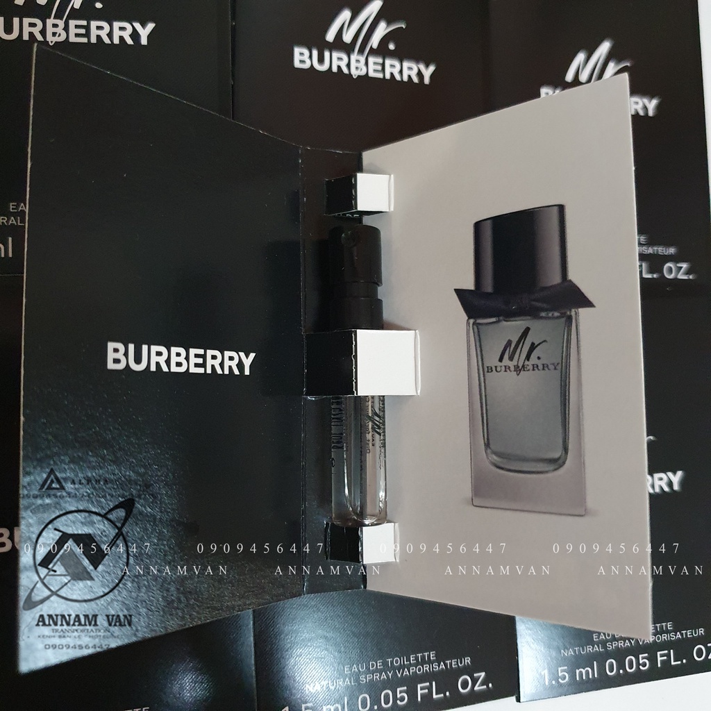 Nước Hoa Nam Burberry Mr Burberry Eau De Toilette 1.5ml- travel