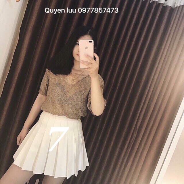 CHÂN VÁY XẾP LY CẠP CAO PHONG CÁCH HÀN QUỐC MS3488