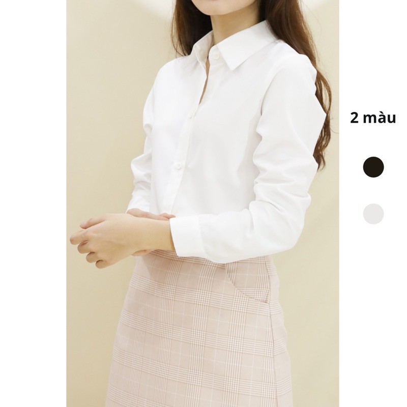 [Hình thật tự chụp] Sơ Mi Công Sở Tay Dài 4 màu Meow Boutique | BigBuy360 - bigbuy360.vn