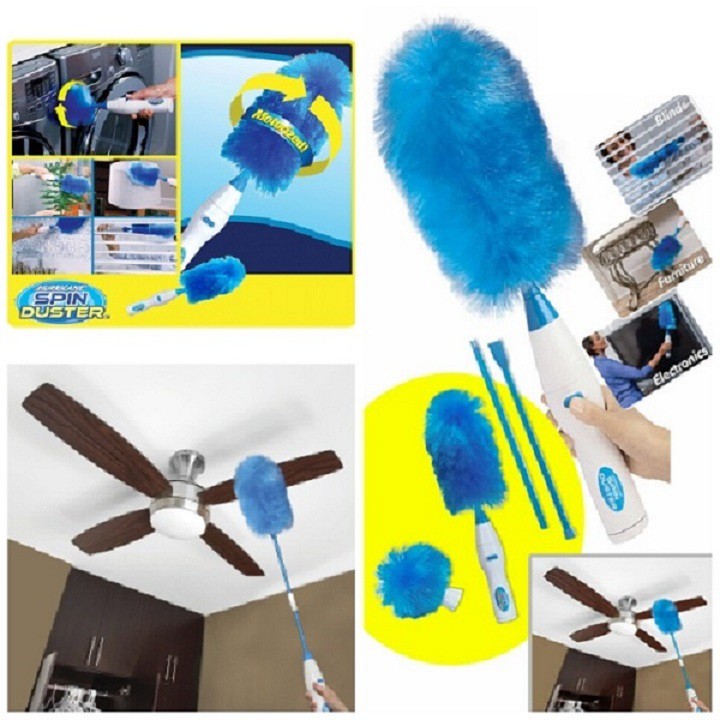 CHỔI TÍCH ĐIỆN THÔNG MINH HURRICANE SPIN DUSTER CAO CẤP