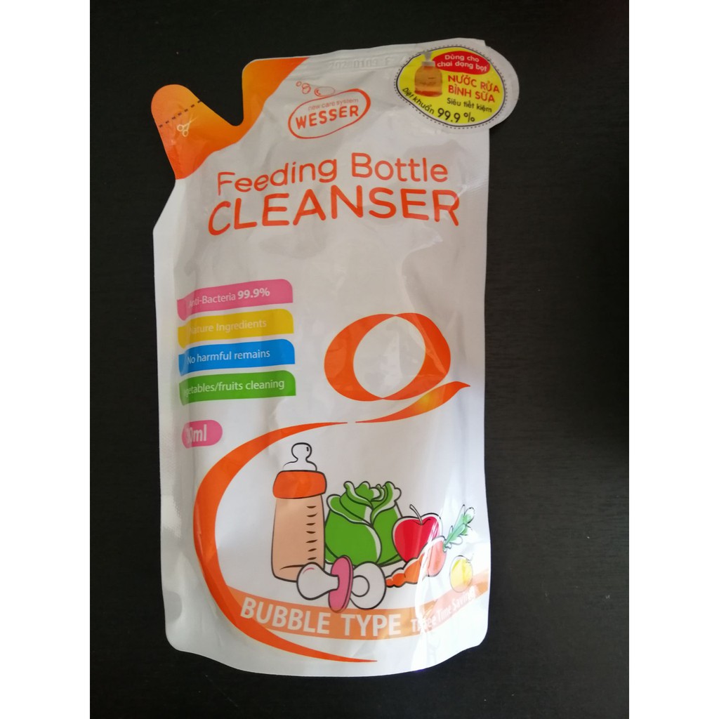 nước rửa bình sữa wesser 500ml