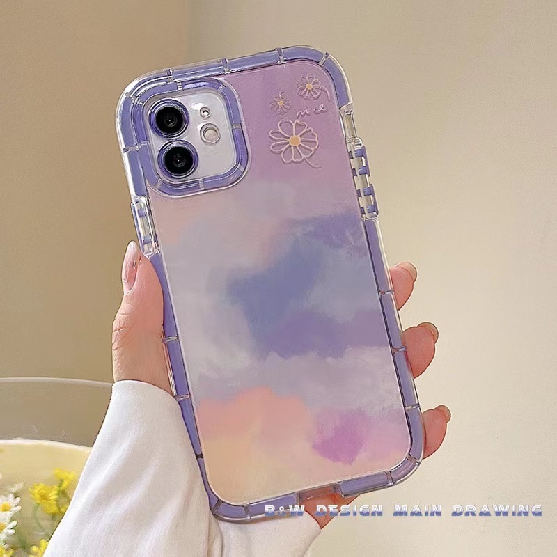 Ốp Điện Thoại Silicon Mềm Chống Sốc Họa Tiết Tranh Sơn Dầu Cho iPhone 13 12 11 Pro MAX XR IX XS MAX 7 8 Plus