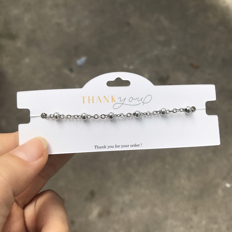 50 Tag treo lắc tay, lắc chân, chocker, vòng tay may mắn, vòng phong thủy, vòng bạc, dây chuyền, bìa cứng