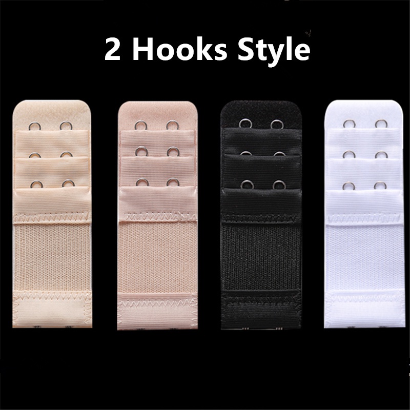2 Móc 3 Hàng Dây Áo Ngực Co Giãn Có Thể Điều Chỉnh Dây Đeo Sau Lưng