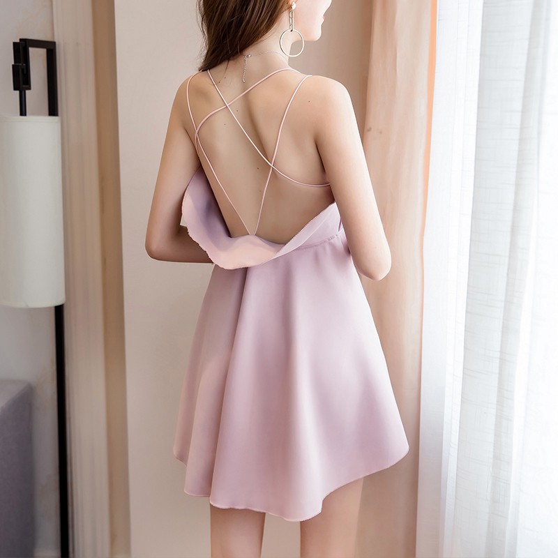 Đầm hai dây nữ dáng xòe Emilyshop