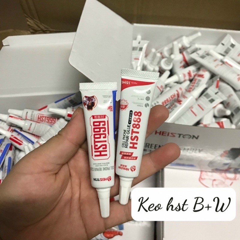 Keo đen dán màn hình điện thoại hst keo xịn , keo trong 15ml