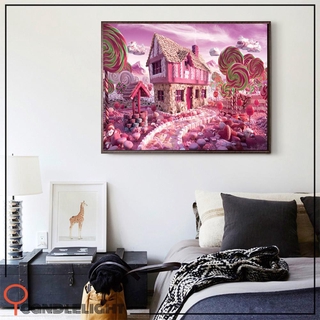 Bộ Tranh Đính Trang Trí Hình Kẹo 5d Diy