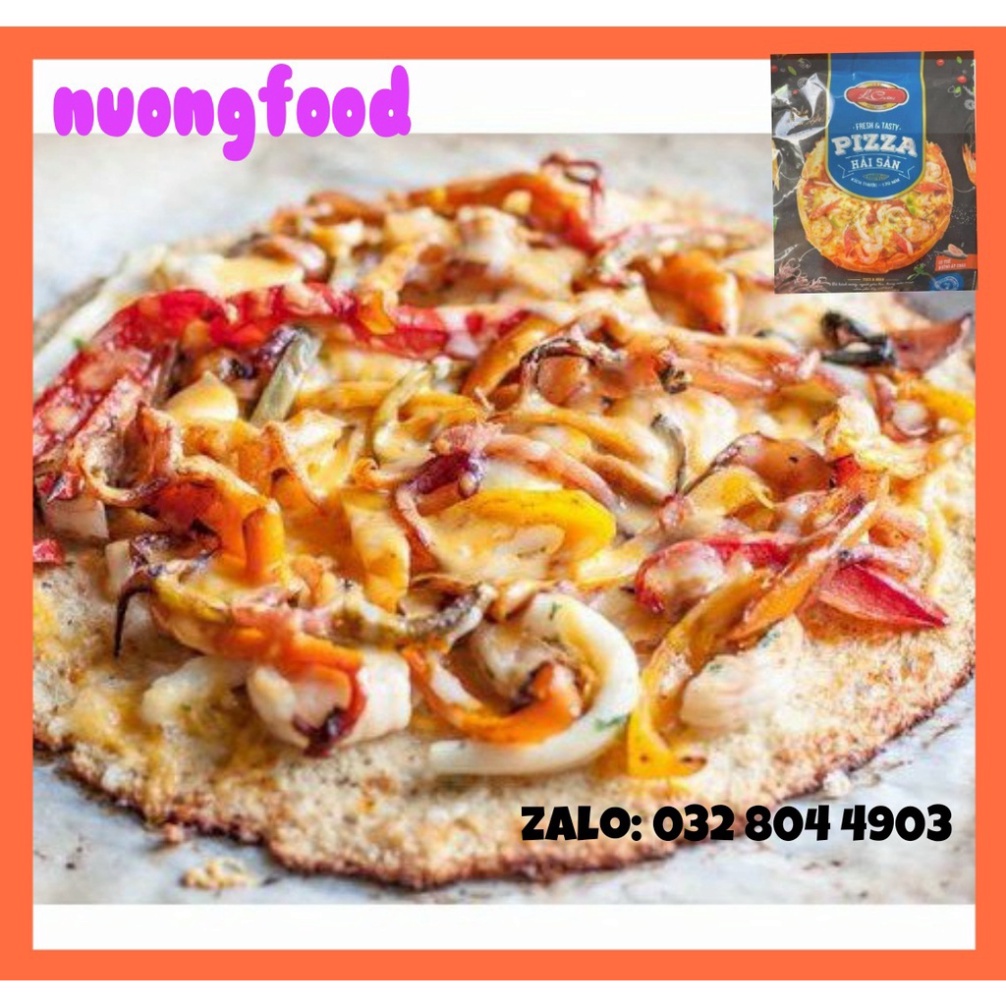 [Q7] Pizza bò bằm, pizza xúc xích,pizza hải sản size 17 cm - nuongfood