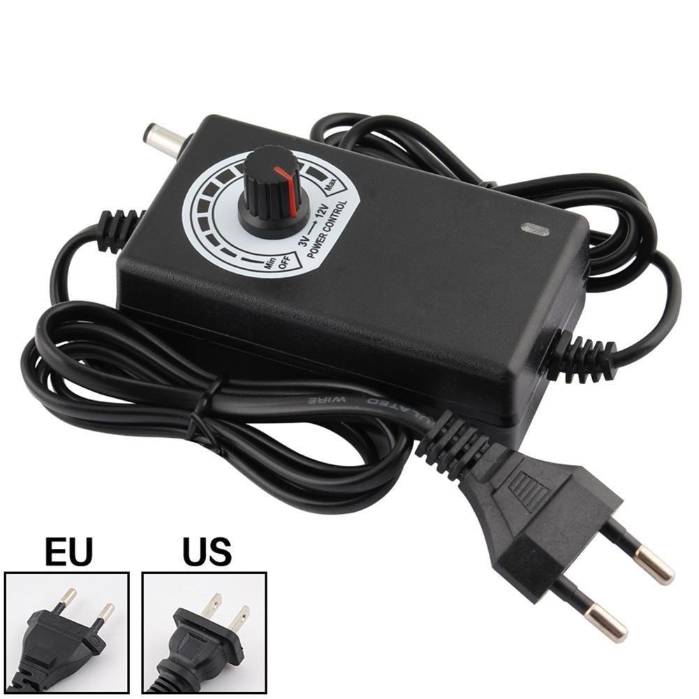 MYRONGVN Bộ Nguồn Điện US / EU 24W DC 3-12V 2A