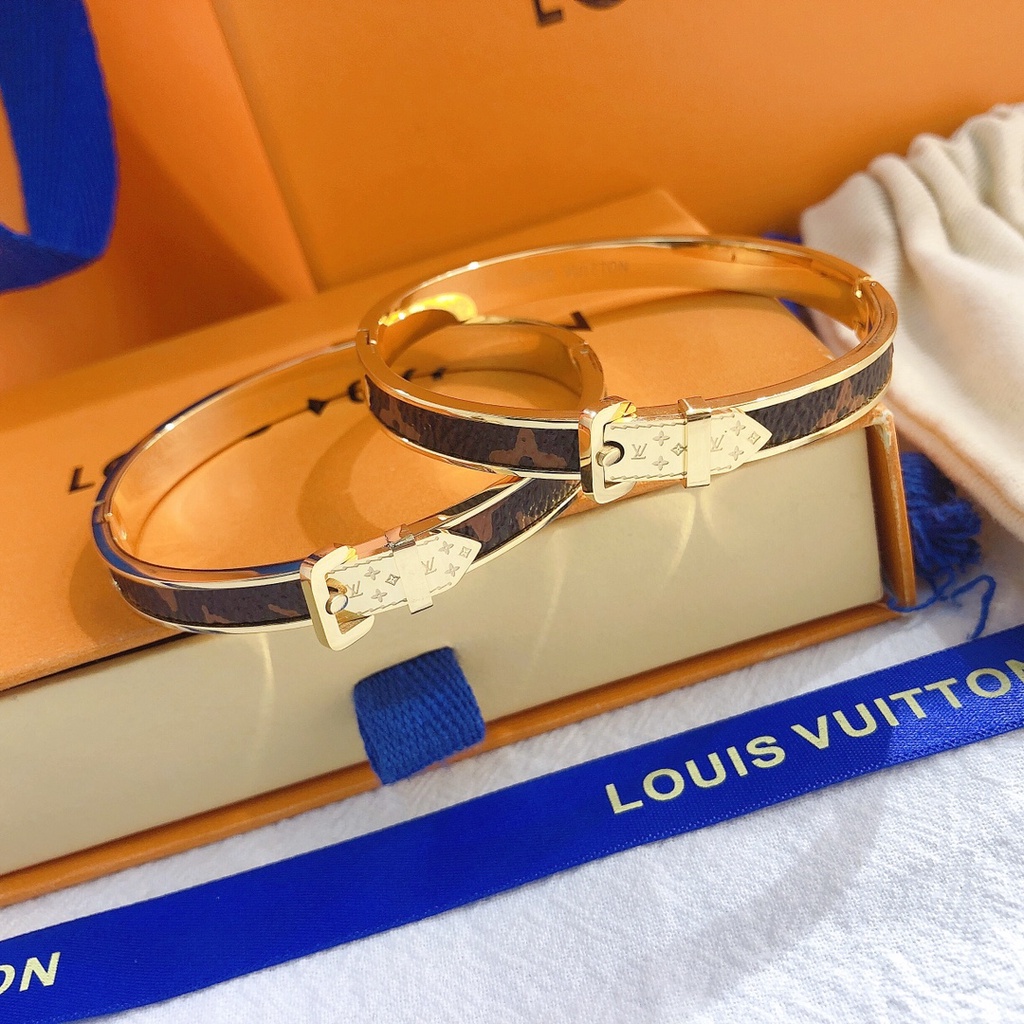 LOUIS VUITTON Vòng Tay LV Cao Cấp Thời Trang Cho Cặp Đôi