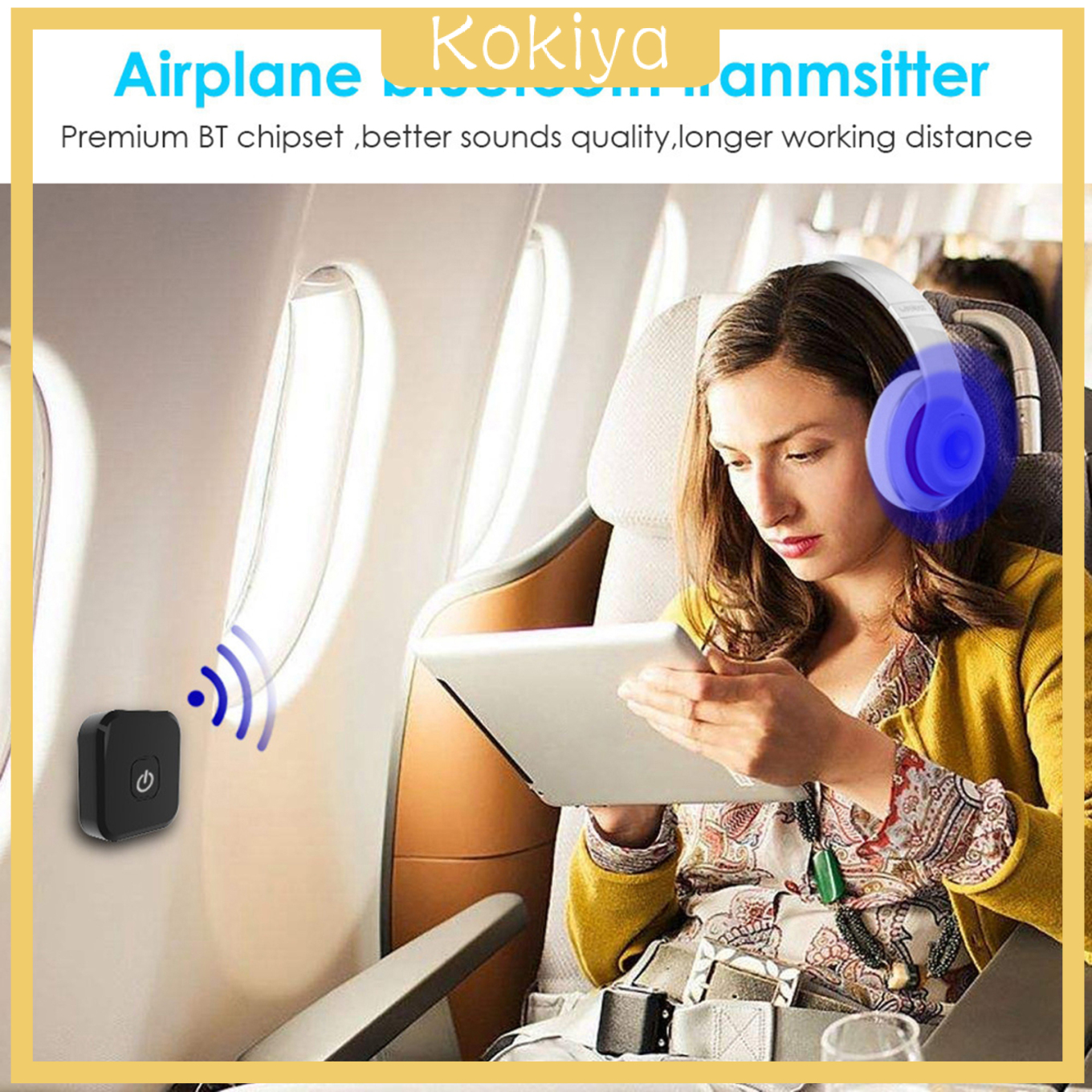 Đầu Nối Truyền Tín Hiệu Âm Thanh Bluetooth Không Dây Màu Đen | BigBuy360 - bigbuy360.vn