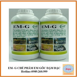 Chế phẩm sinh học EM G gốc chai 1 lít, DOPA.COM.VN