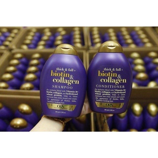 Combo Chăm Sóc Tóc BIOTIN TÍM OGX (Tặng ủ TIGI)