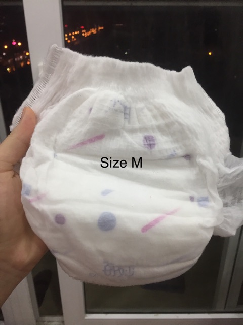 50 miếng bỉm quần Hana y hình ảnh size M, size L, size XL và XXL