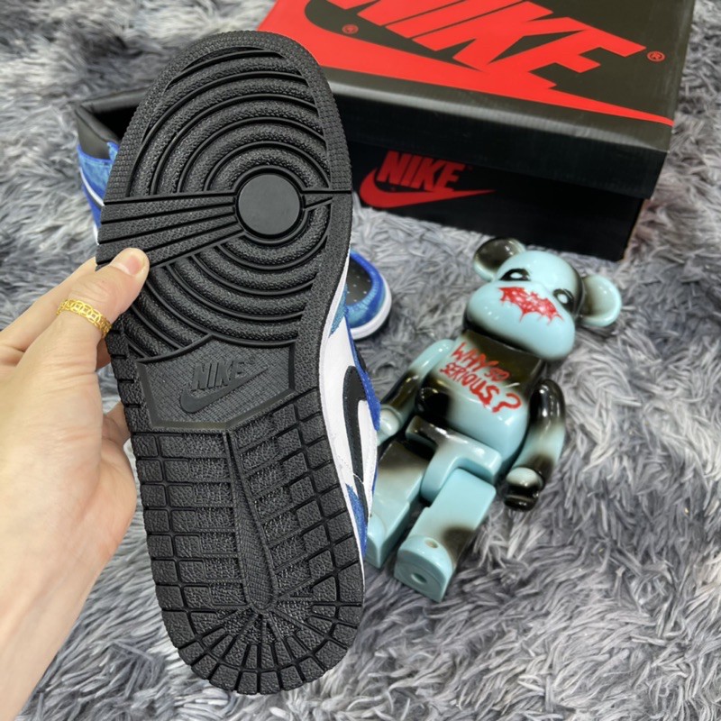 g cao cổ tie dye trắng xanh đẹp rụng rời (ảnh thật + full box)