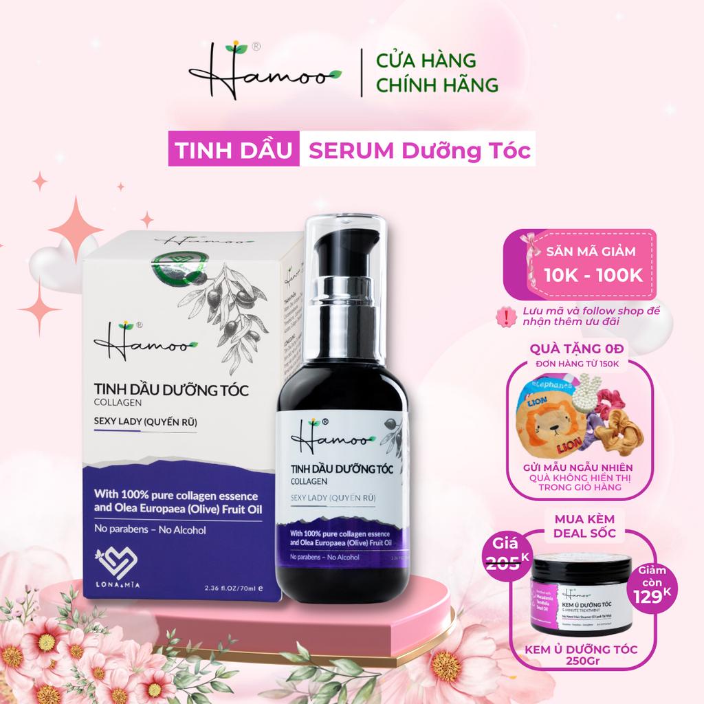 Tinh Dầu Dưỡng Tóc HaMoo Hương Sexy Lady Quyến Rũ Giúp Tóc Suôn Mượt Bóng Khoẻ 70ml Giá Dùng Thử