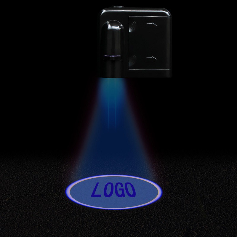 FREE PIN Bộ 2 đèn led cảm biến chiếu logo gắn cửa xe ô tô SUZUKI