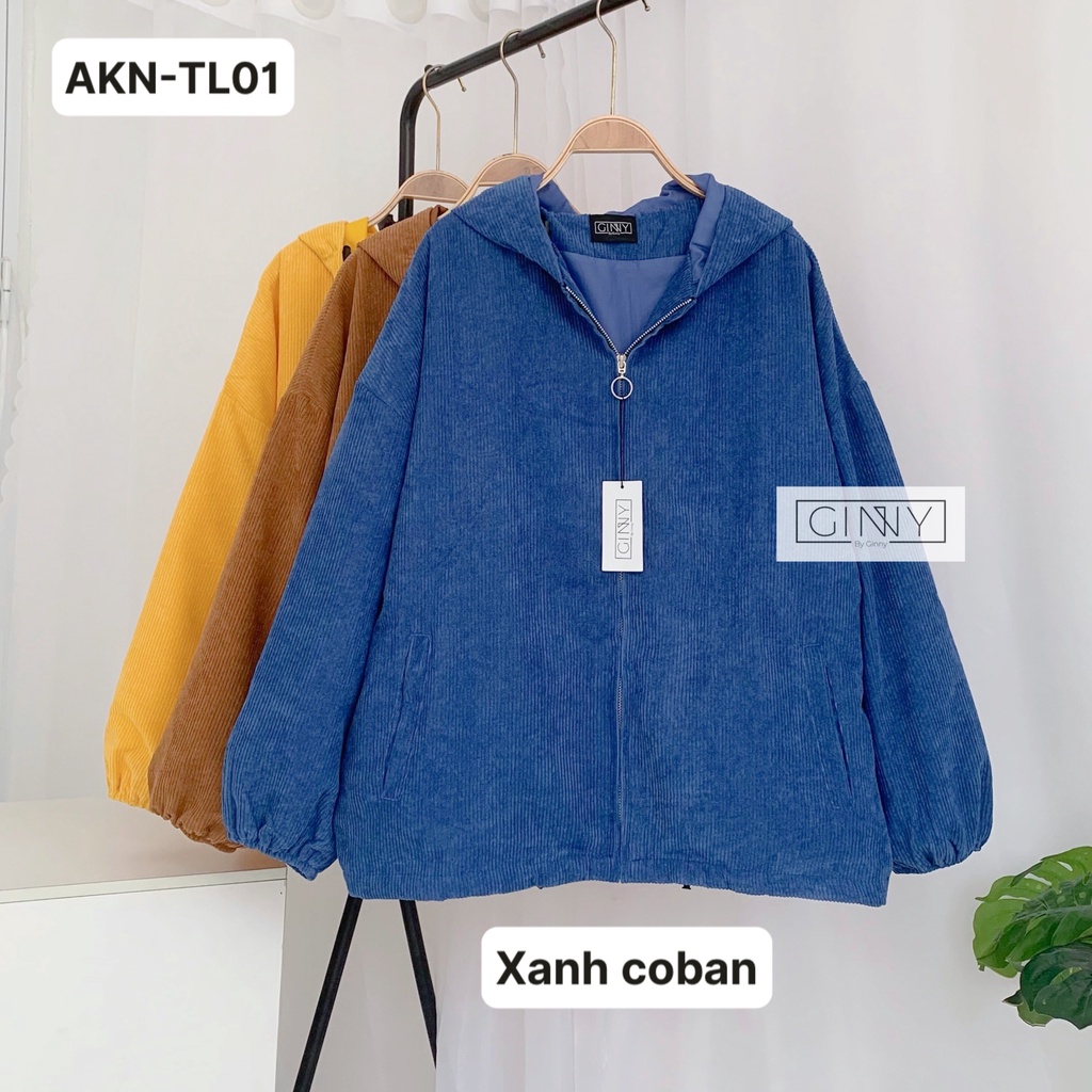 Áo Khoác Nhung Tăm Ulzza GINNY | Freesize | Gin Store