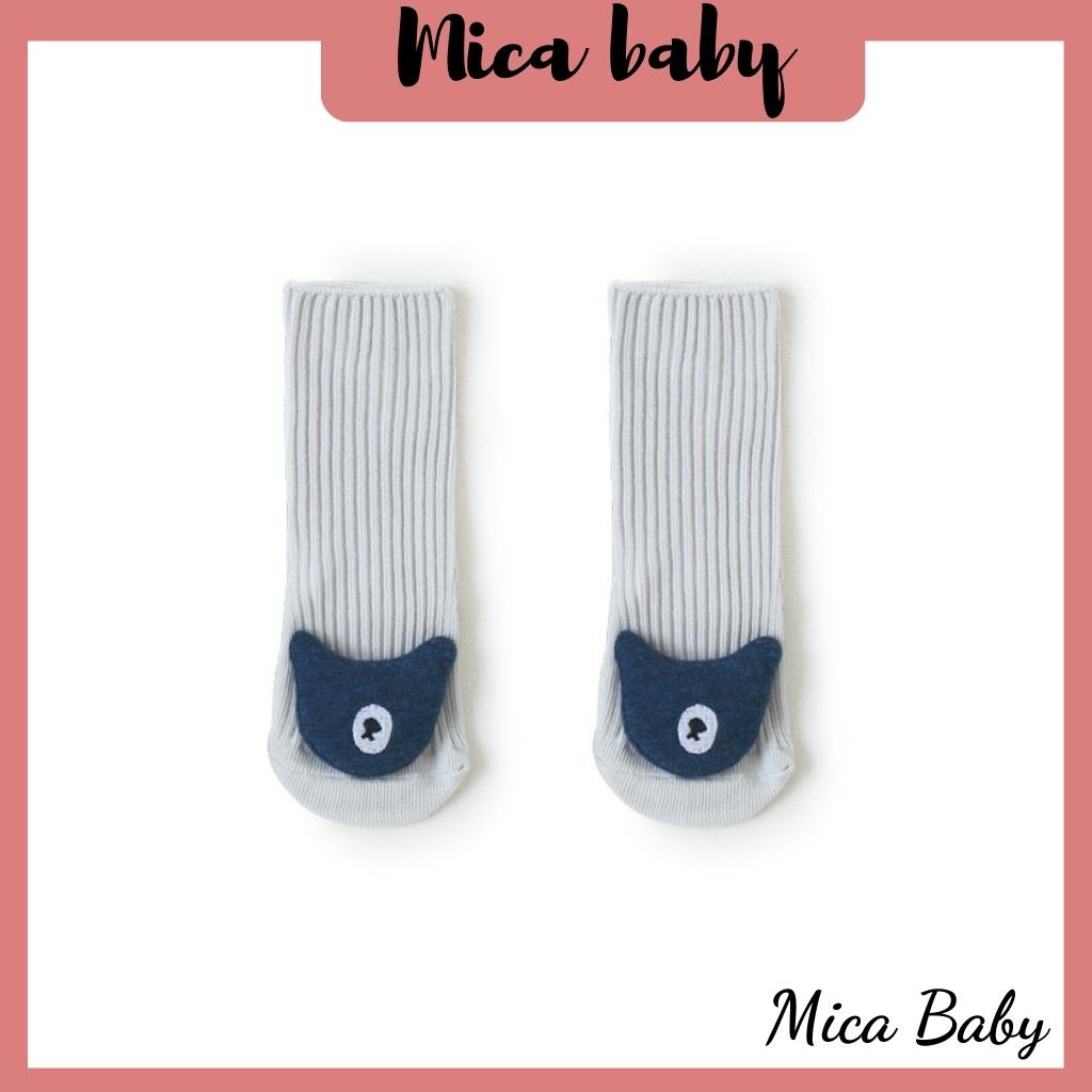 Tất vớ cao cổ hình thú dễ thương chống trượt cho bé Mica baby T06