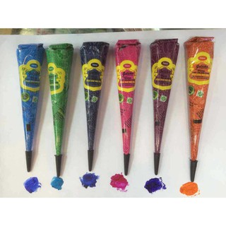 Mực Henna Tattoo màu xanh lá cây