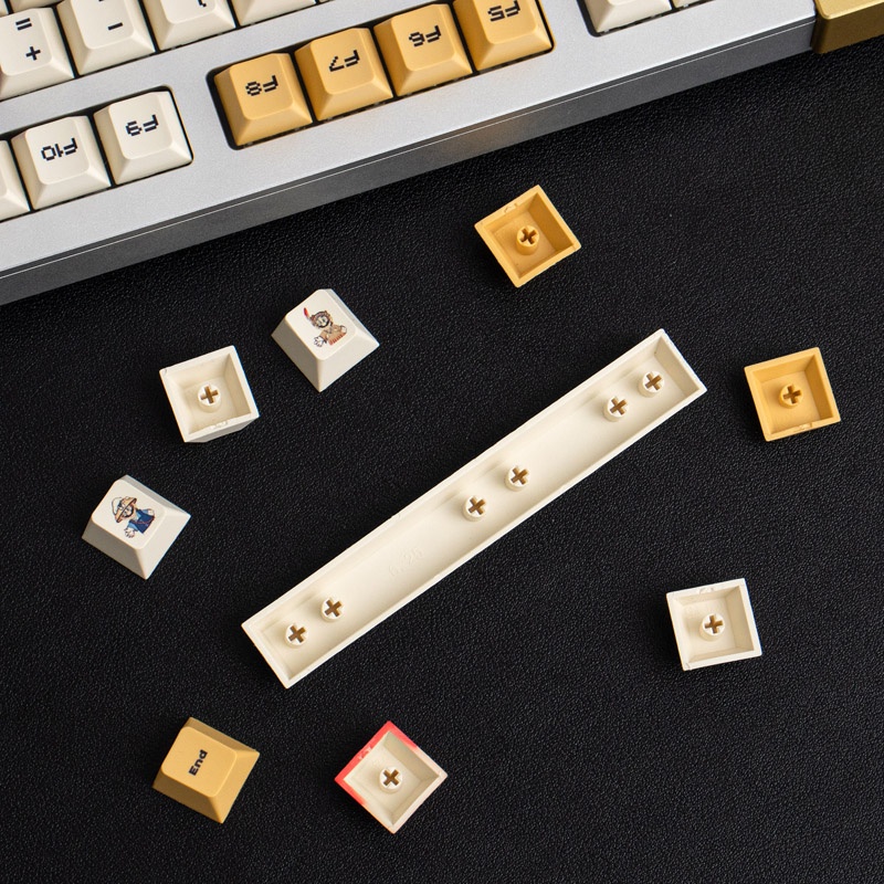 Bộ 131 Phím PBT In Hình Mario Cho Bàn Phím Cơ