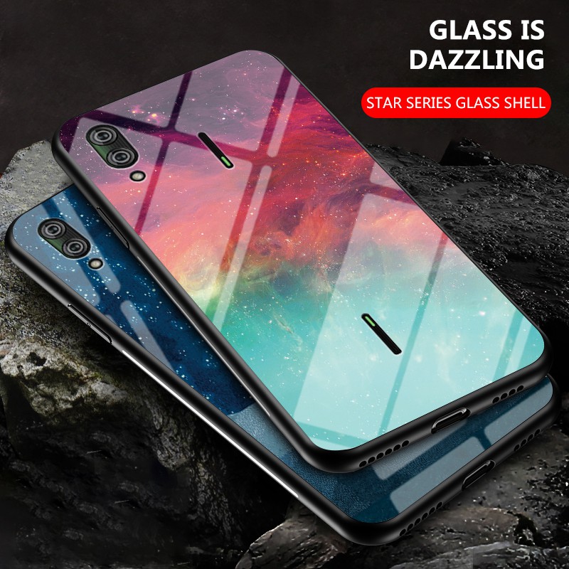 Starry Sky Case For Black Shark 2 Pro Tempered Glass Protective BlackShark 2 Pro Back Cover Casing