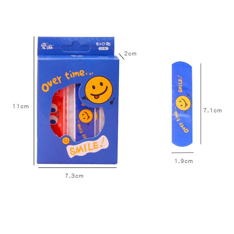 Băng Keo Cá Nhân Hình Dễ Thương Hộp 20 Cái