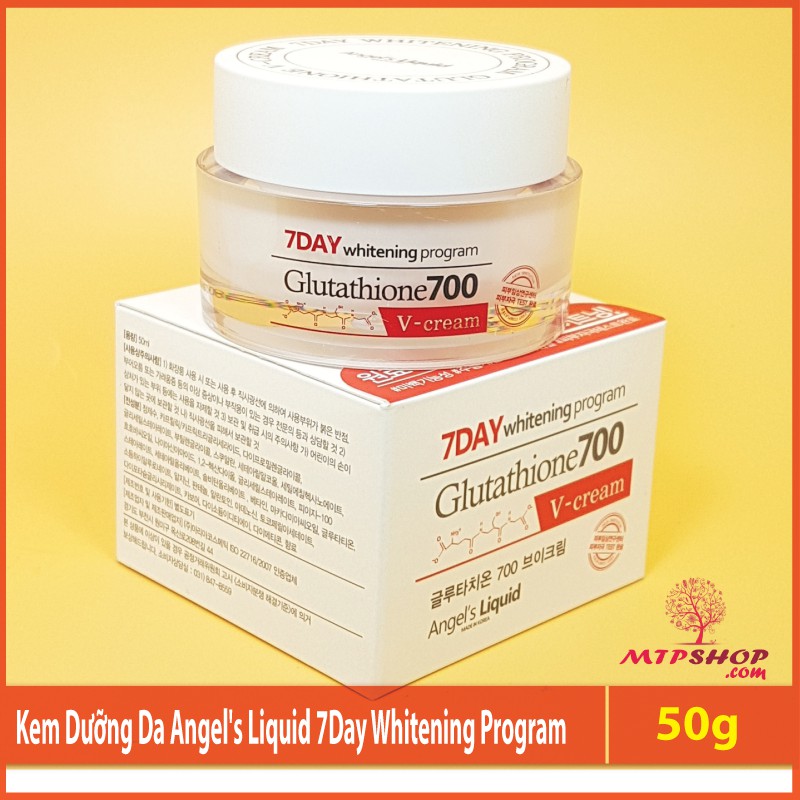 Kem Dưỡng Da Angel's Liquid 7Day Whitening Program Glutathione 700 V-cream