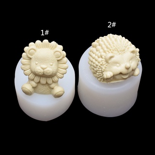 Khuôn Silicone Làm Bánh Hình Nhím Sư Tử Trang Trí