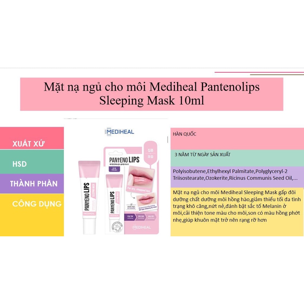 SON HỖ TRỢ GIẢM THÂM MÔI LABOCARE PAN+ENO LIPS và tẩy tế bào chết