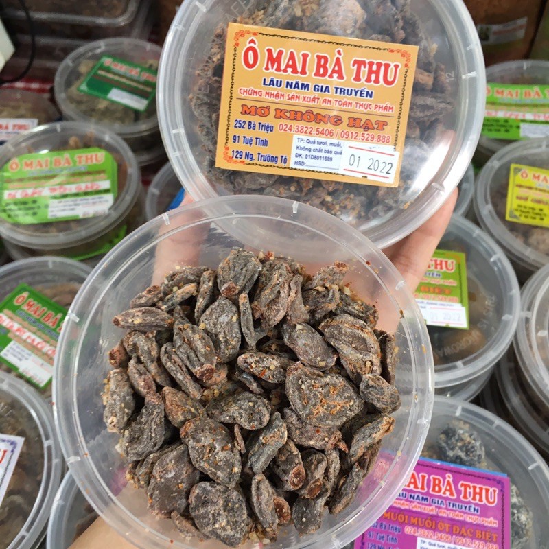 Ô mai Bà Thu các vị mơ, mận