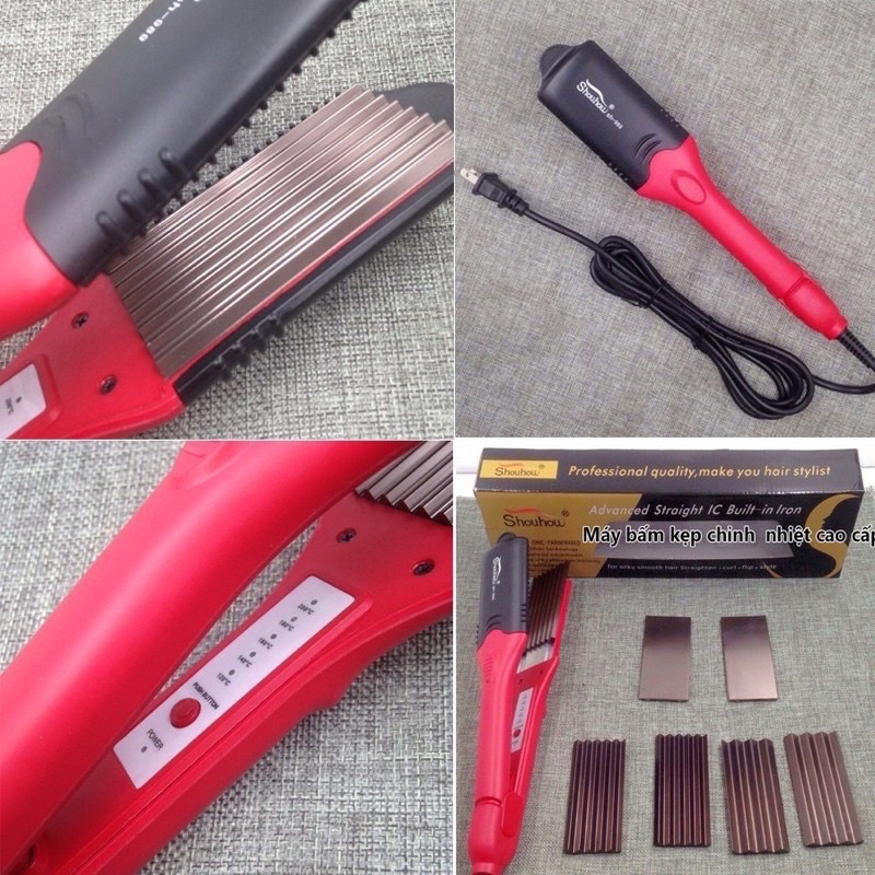 Máy Bấm Tóc, Máy Duỗi Tóc 4 Chức Năng Hàng Công Ty