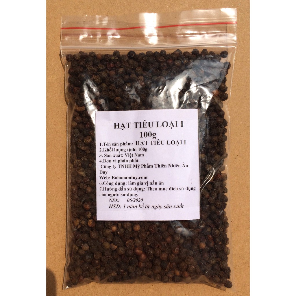 Hạt Tiêu Loại I 500g