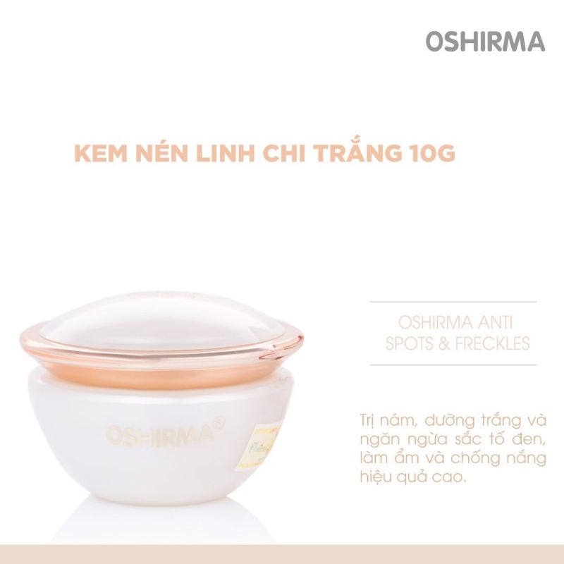 Kem Linh Chi Trắng Oshirma Thảo Dược Lingzhi 10gram