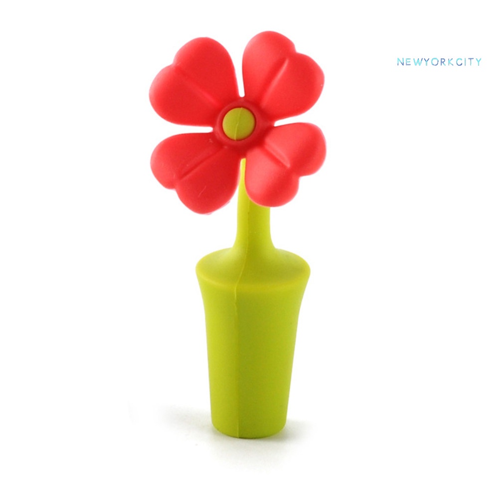 Dụng Cụ Khui Nắp Chai Bằng Silicone Hình Hoa Hướng Dương Dễ Thương