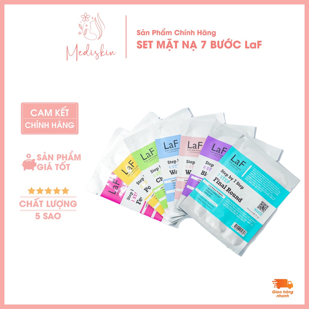 Set Mặt Nạ 7 Ngày - LAF Step By 7 Step Mask [CHÍNH HÃNG]