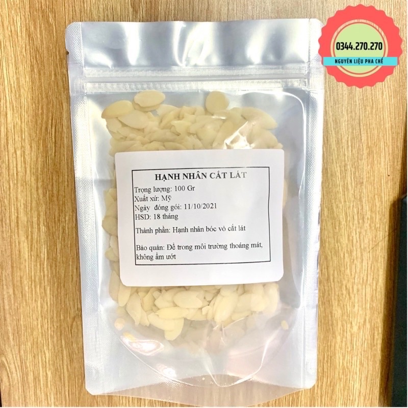 Hạnh nhân cắt lát Mỹ - Gói 1 KG