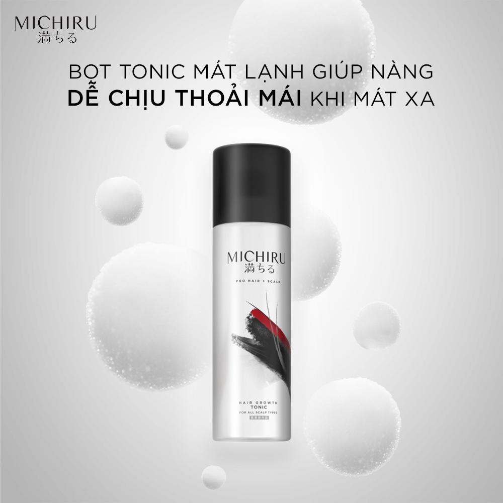 Tinh chất Tonic Michiru ngăn ngừa rụng tóc, tăng cường tuần hoàn máu dưới da đầu, nội địa Nhật 130g