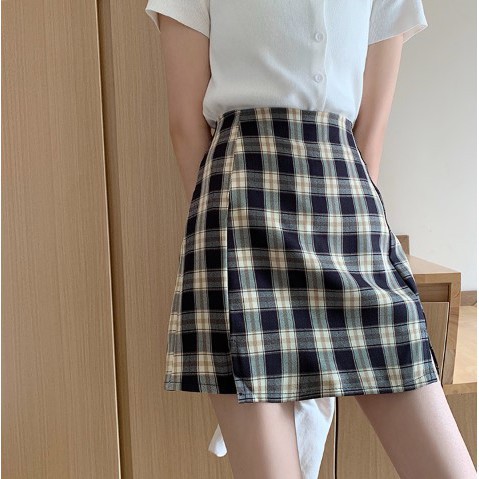 Chân váy chữ A kẻ caro nhiều màu 3 size kẻ | BigBuy360 - bigbuy360.vn