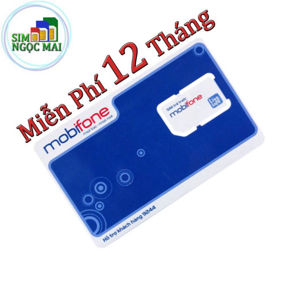 XẢ HẾT KHO Sim 4G Mobifone F120WF Trọn Gói 1 Năm - Không Giới Hạn Data - 1gb/ngày - 360gb/năm - xài thaga XẢ HẾT KHO