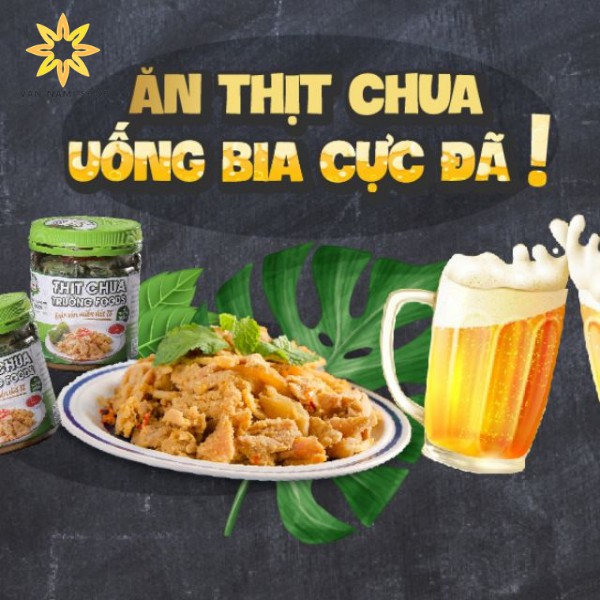 Thịt Chua Vị Tỏi Ớt Trường Foods Đặc Sản Thanh Sơn Phú Thọ Hộp 250 Gram | BigBuy360 - bigbuy360.vn