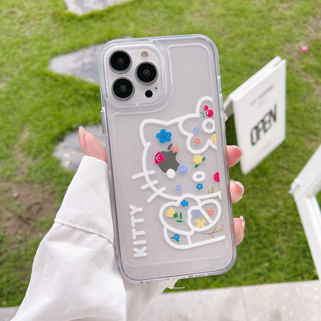 SANRIO Ốp Điện Thoại Cứng Chống Sốc Họa Tiết Hoạt Hình Cho iPhone 14 11 13 12 X XS Pro Max xr Mini xr