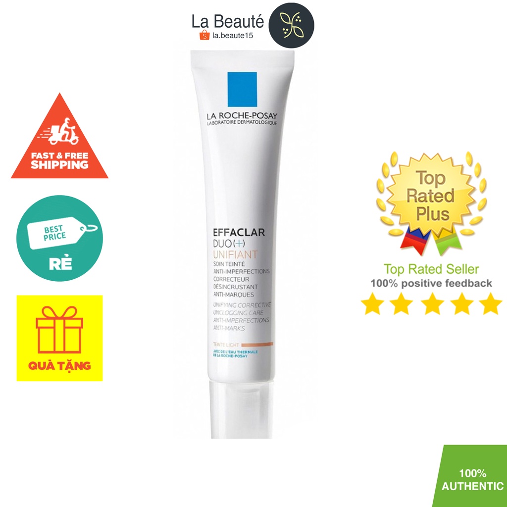 La Roche-Posay Duo+ Unifiant - Kem Giảm Mụn Che Khuyết Điểm 40ml