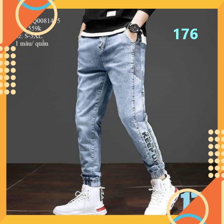 Quần Jean Nam Chất Co Giãn, Không Bai Màu, Dáng Ôm Body, Hit Hót (ảnh kèm video) Thời Trang Phong Cách Tp_shop_87 ms8521 | BigBuy360 - bigbuy360.vn