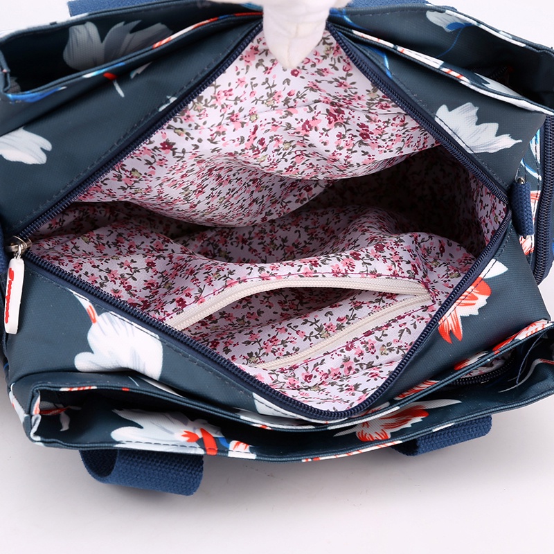 Túi Xách Đeo Vai Khổ Lớn Bằng Nylon In Họa Tiết Thời Trang Cho Nữ