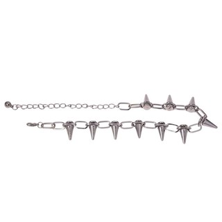 Vòng cổ choker đinh tán phong cách Punk phá cách