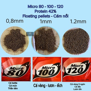 hủ 1kg Cám Nổi MICRO THức ăn cho cá cảnh, thức ăn cho lươn, cá vàng, cá chép koi, betta, guppy )))))