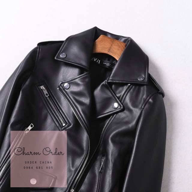 [Sale sập sàn] [Sẵn hàng màu đen Đủ Size ] Áo da zara xuất khẩu - Video/ ảnh thật hàng về | BigBuy360 - bigbuy360.vn