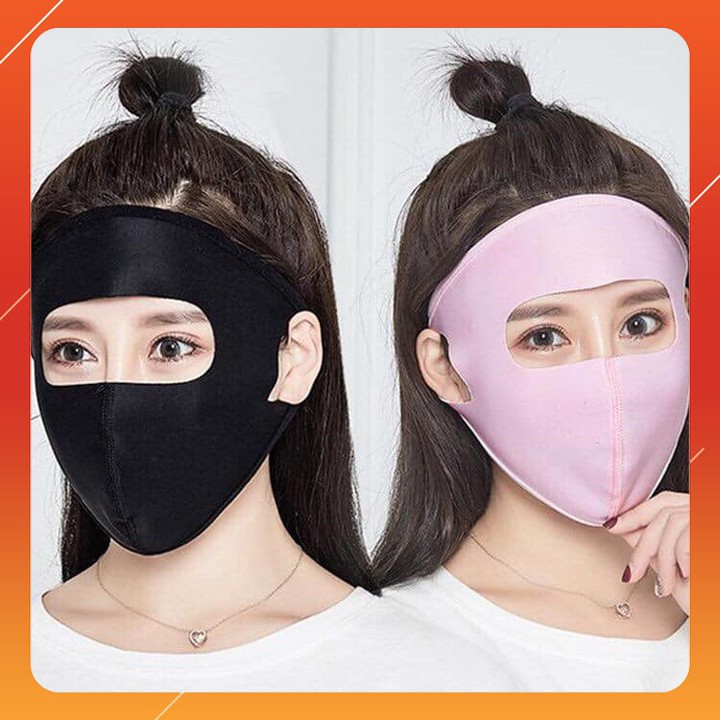 [Khẩu Trang Nữ ] Khẩu Trang Ninja Chống Tia UV Khẩu Trang Chống Nắng Chống Bụi Bảo Vệ Toàn Diện Giao Màu Ngẫu Nhiên.