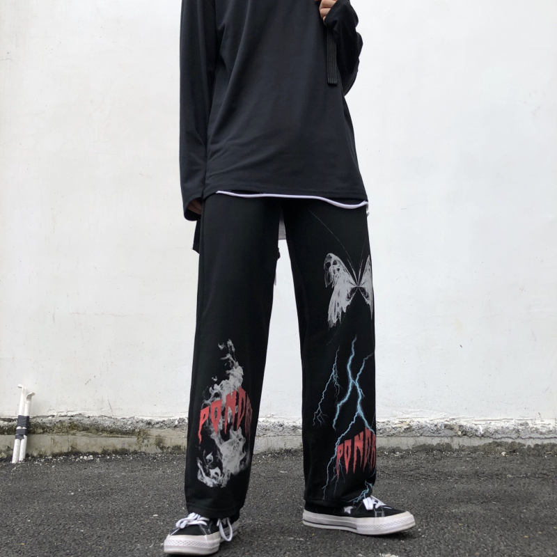 Quần dài ống suông họa tiết độc đáo cá tính | BigBuy360 - bigbuy360.vn